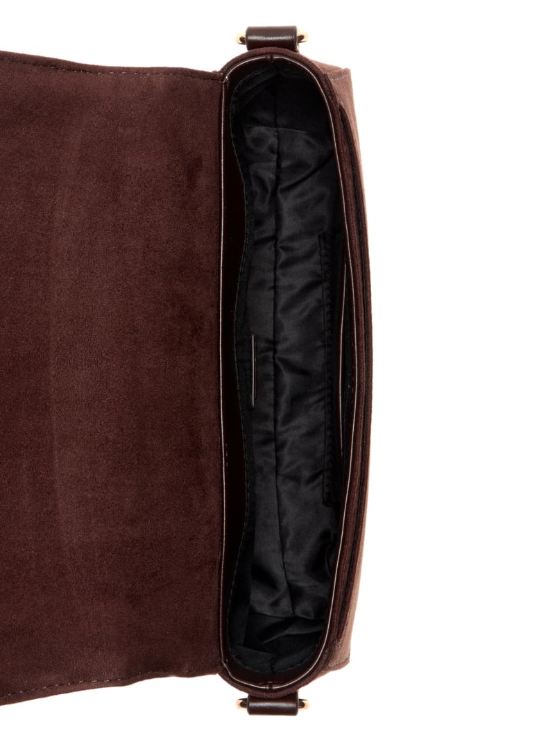 Lumina Faux-Suede Shoulder Bag