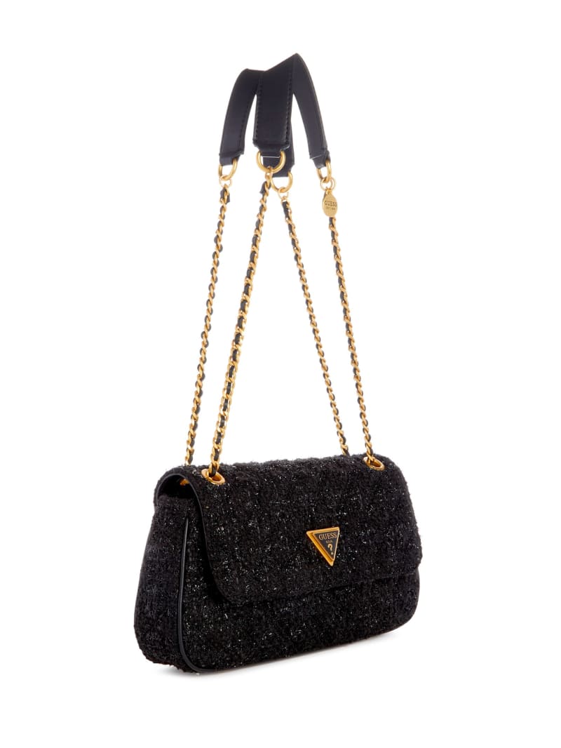 Adam Quilted Tweed Convertible Crossbody: Handbags