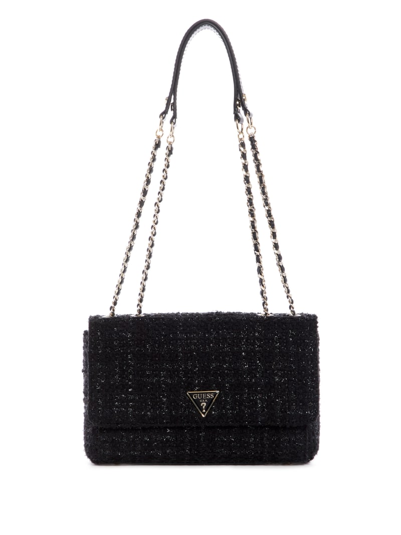 Guess Cessily Tweed Convertible Crossbody TG767921 BLA