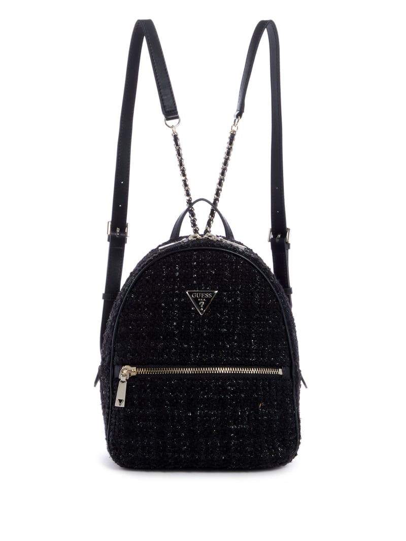 Guess velvet backpack best sale