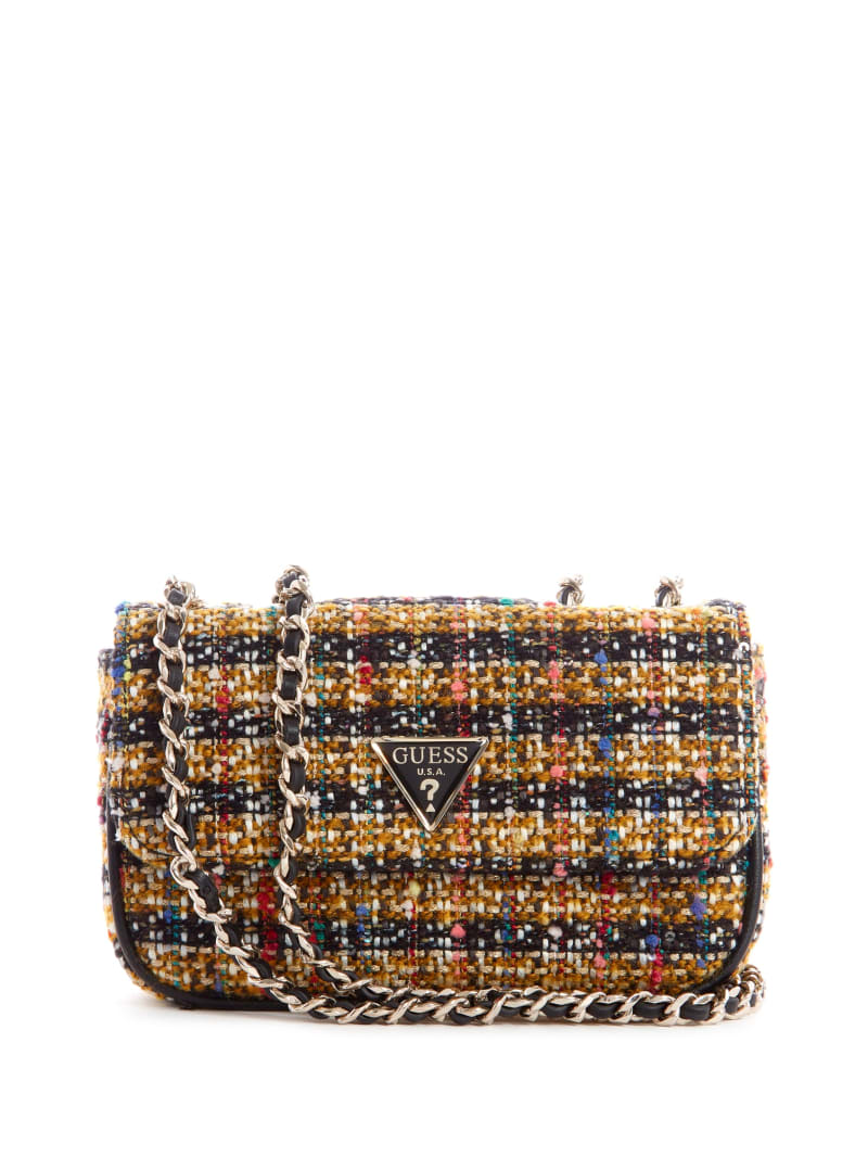 Guess Cessily Tweed Mini Convertible Crossbody TN767978NTM