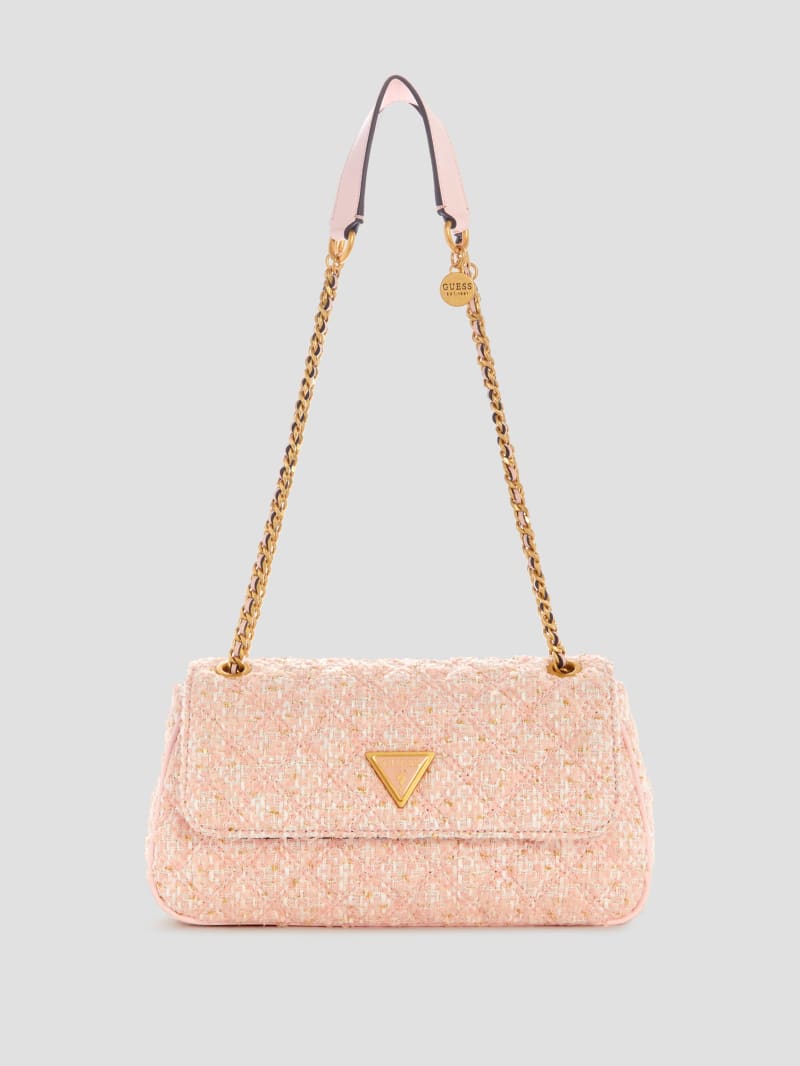 GUESS MULTI POCHETTE IN PINK MONOGRAM - Affordable Fashion