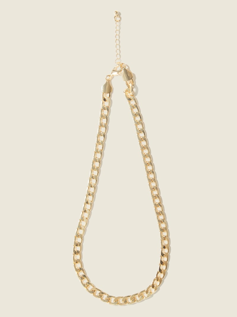 Guess gold chain necklace discount