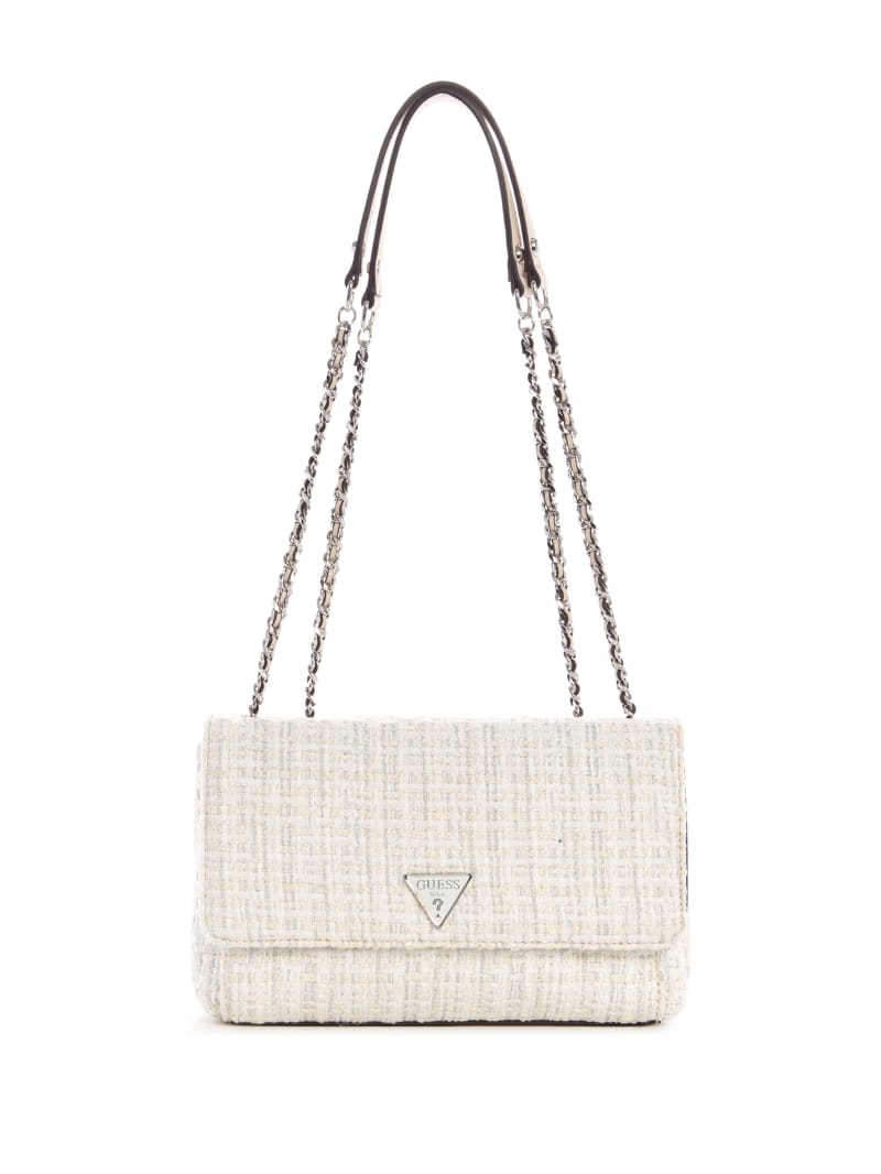 Guess Womens Velvet Logo Small Duffle Bag Handbag