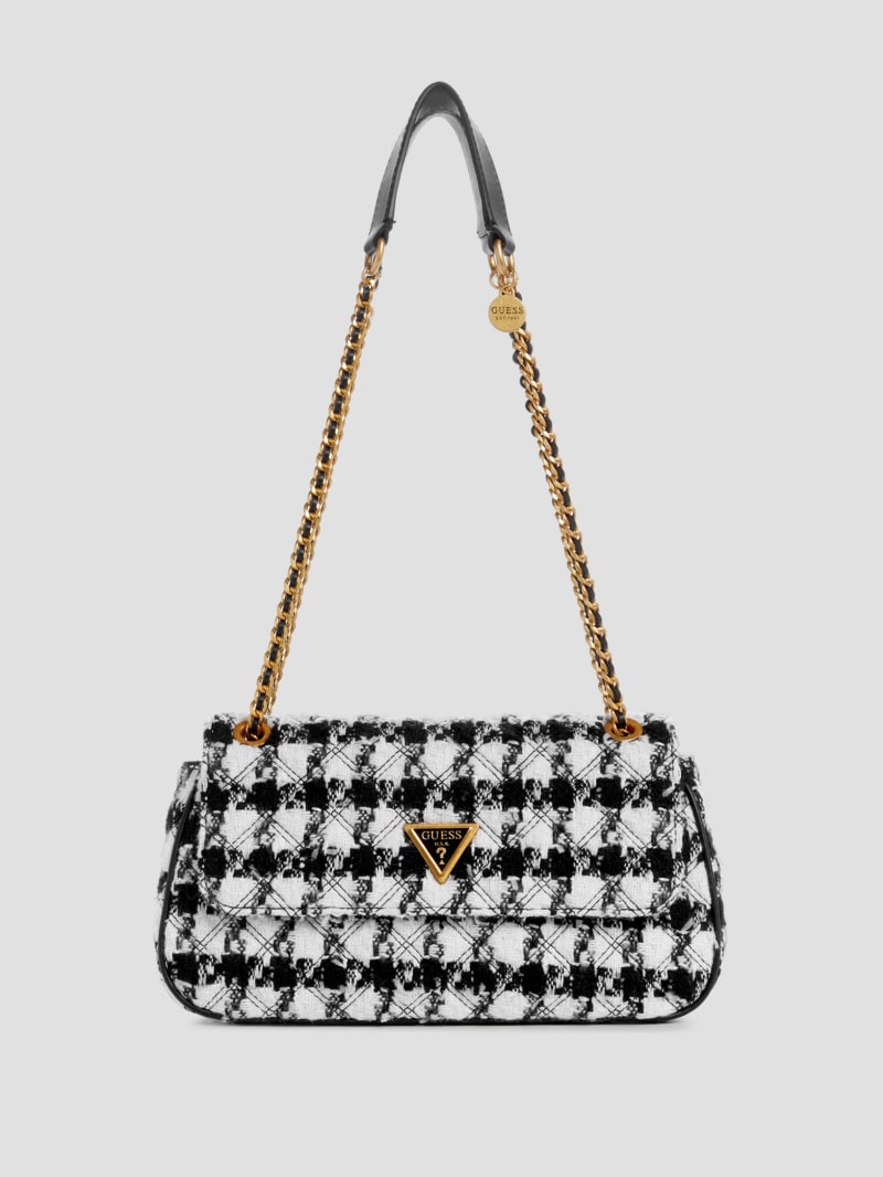 Giully Tweed Convertible Crossbody GUESS