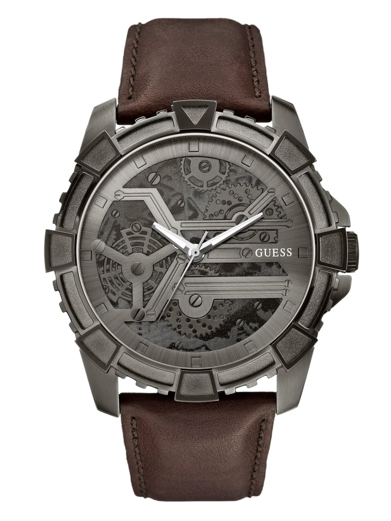 Brown Analog Watch