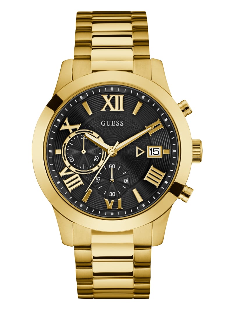 Gold-Tone GUESS | Chronograph Watch