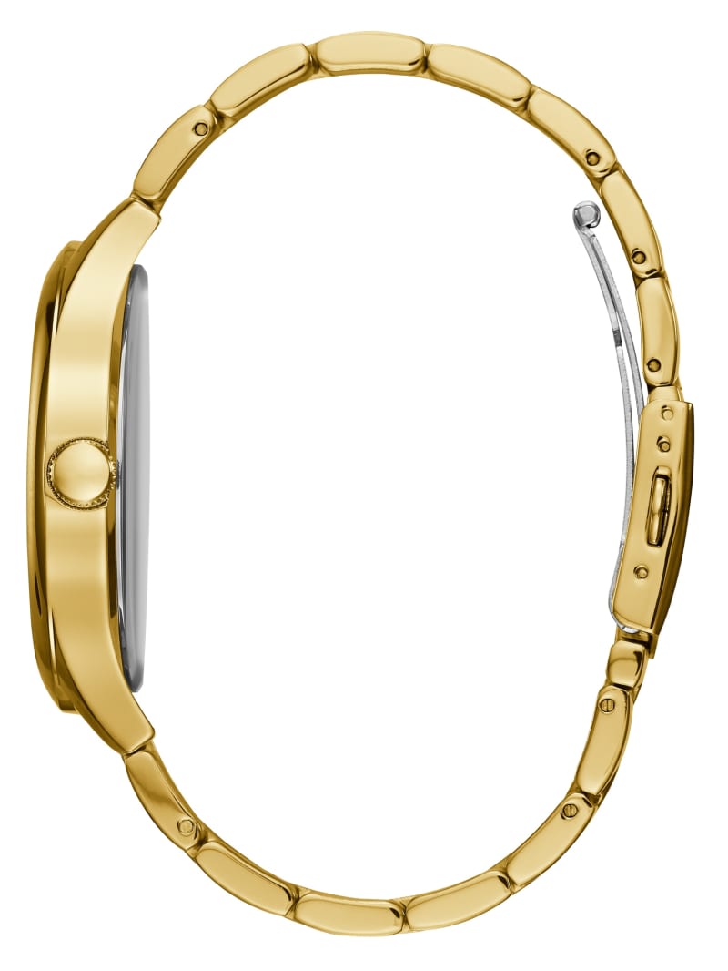 Guess Gold-Tone Classic Multifunction Watch. 2