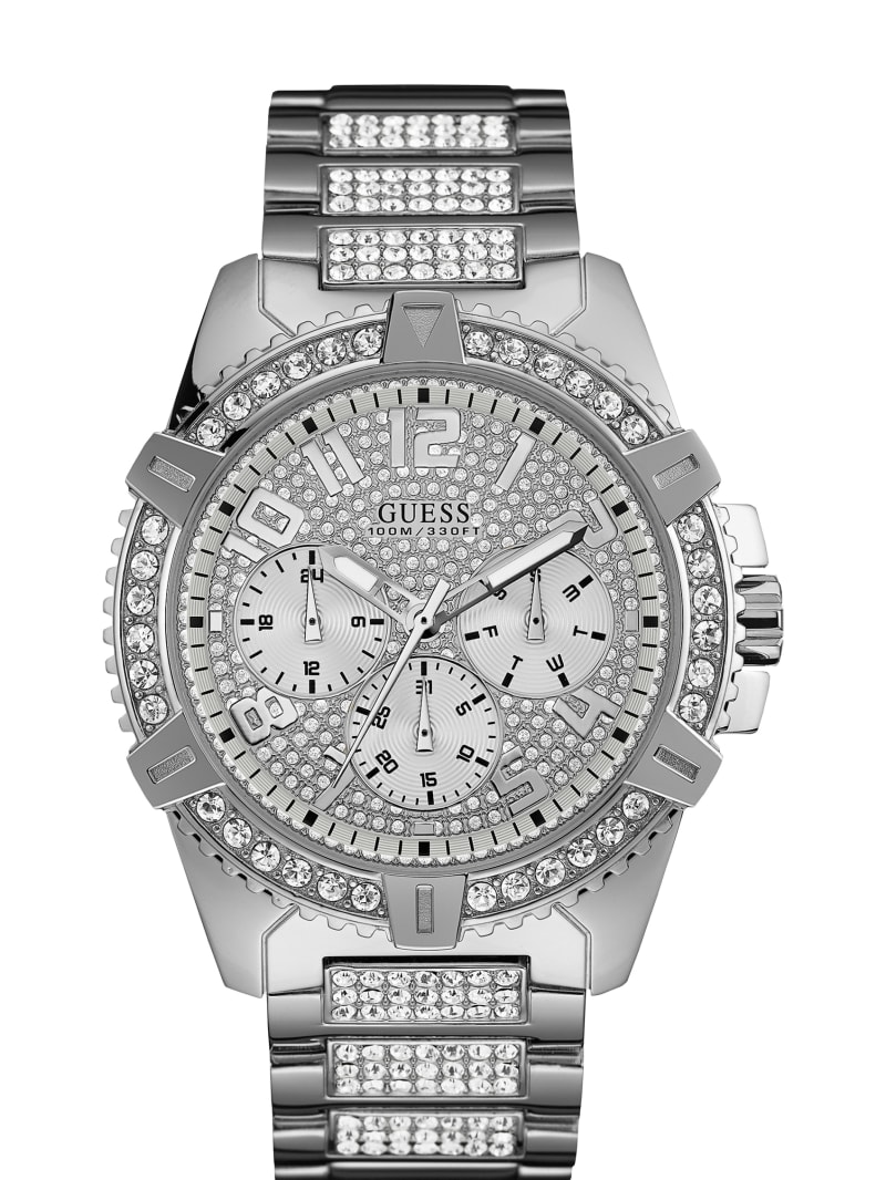 Silver-Tone Multifunction Watch | GUESS