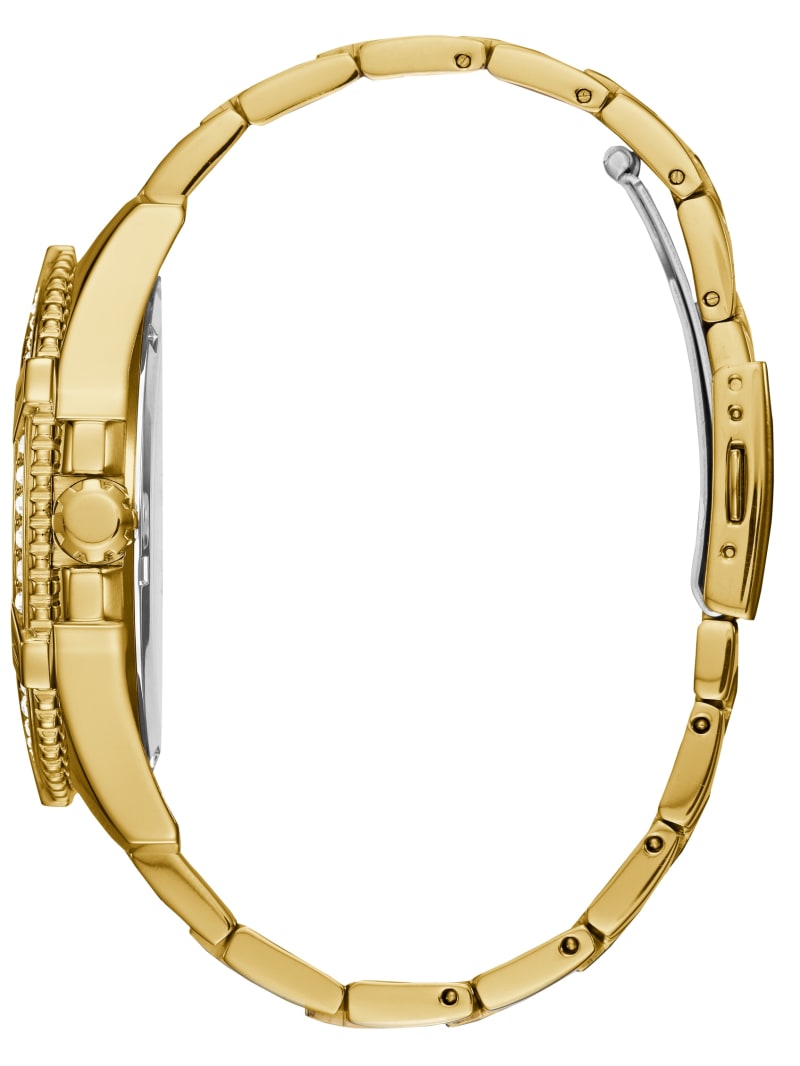 Guess Gold-Tone Multifunction Watch. 2