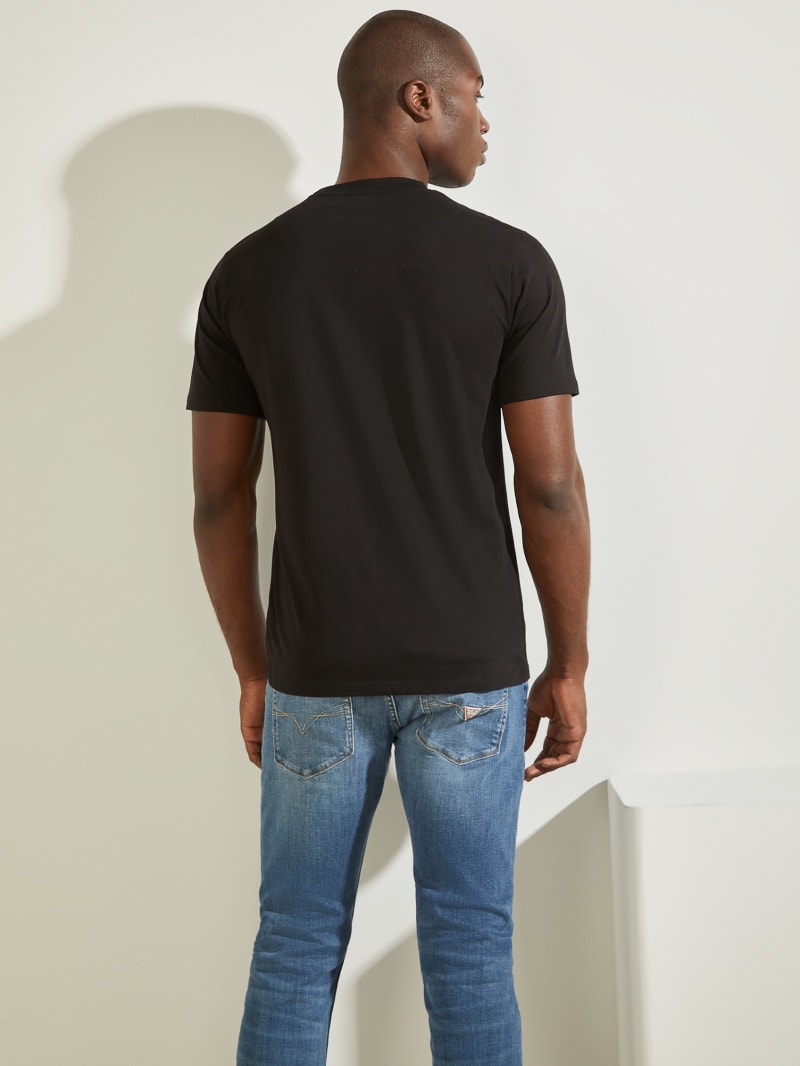 Guess repeat logo crewneck top