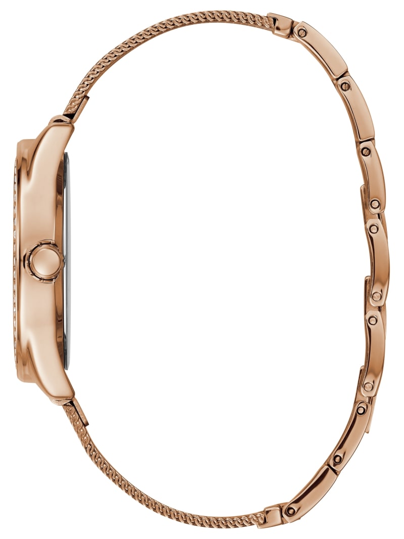 Guess Rose Gold-Tone Logo Analog Watch. 1