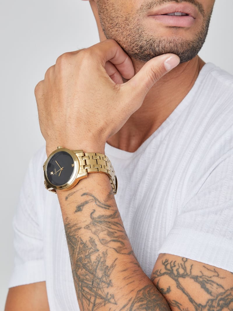 Guess watch black and gold new arrivals
