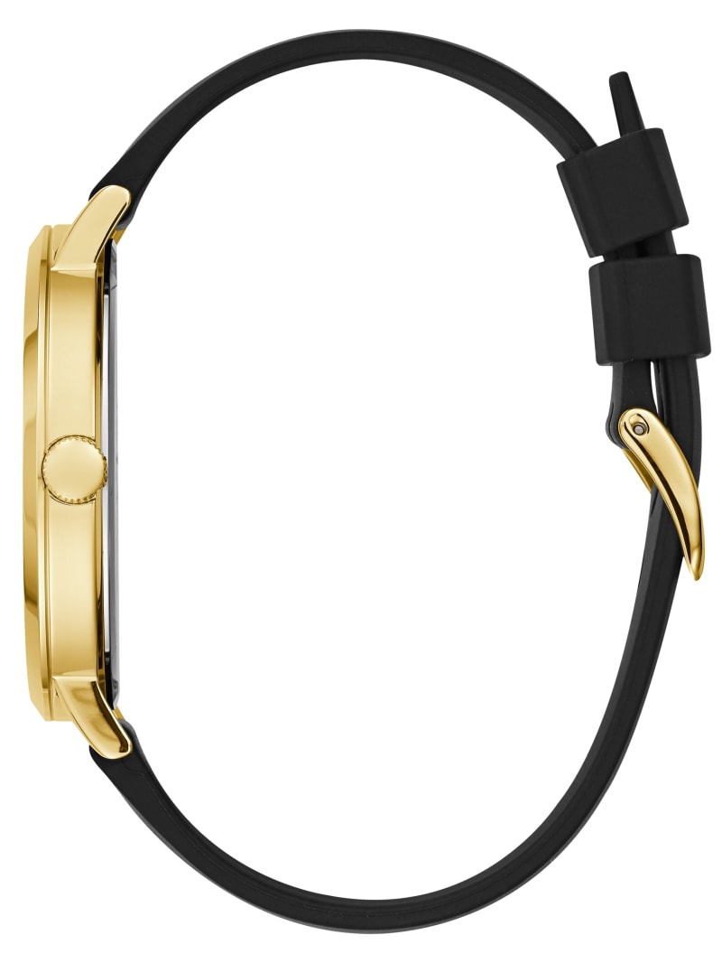 Guess black gold watch hotsell