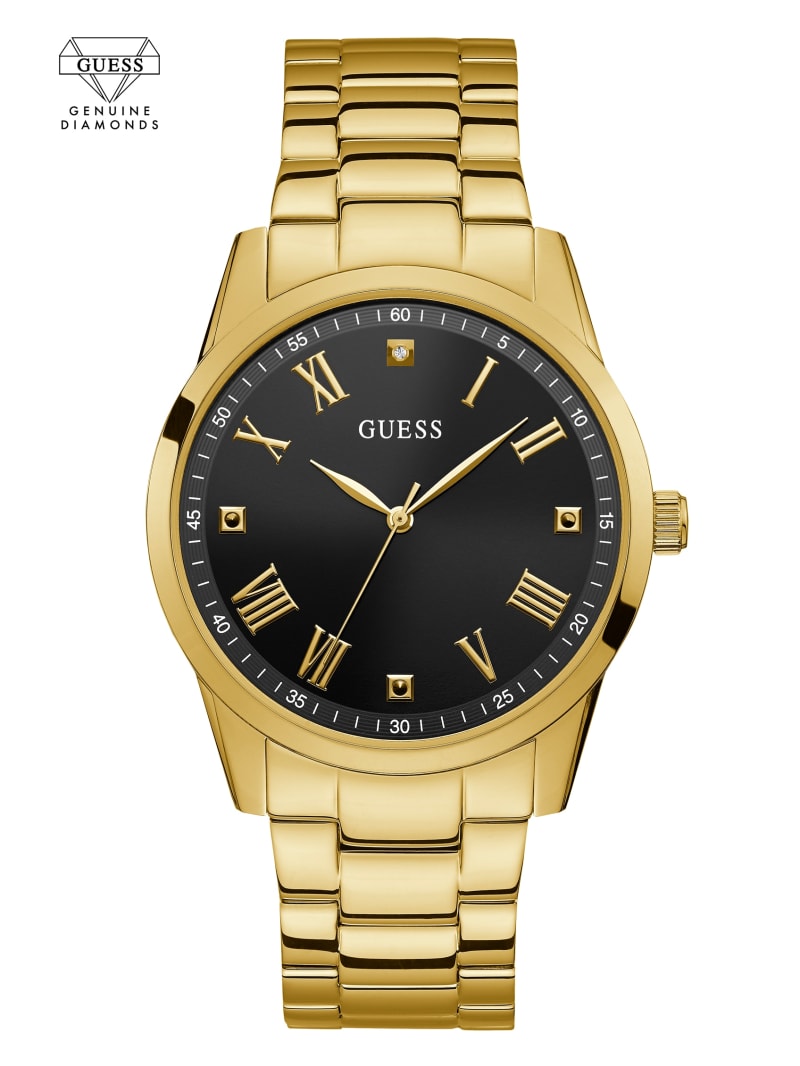 Guess watch gold with diamonds top
