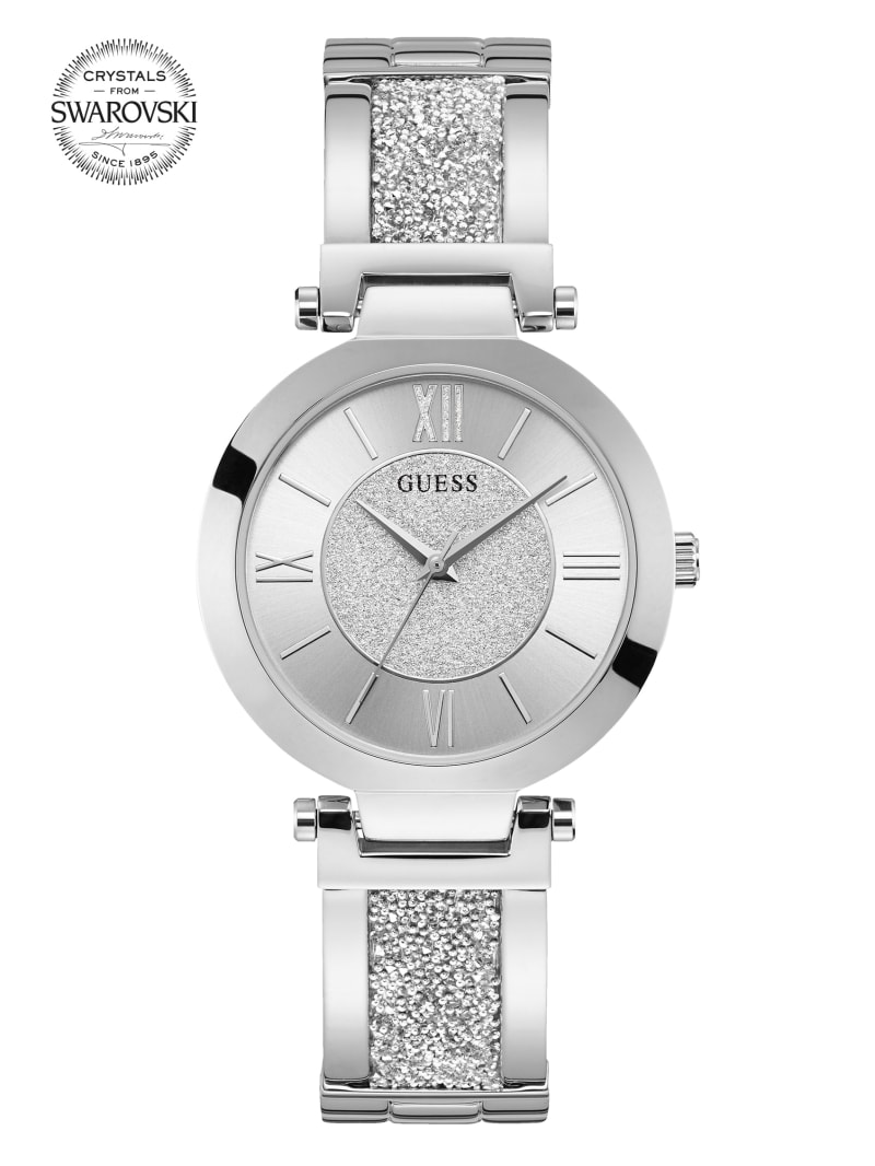 Eigenlijk As Dertig Women's Silver-Tone Watches | GUESS