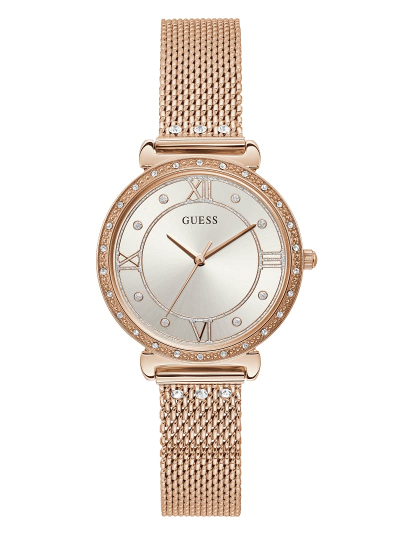 Jewel Rose GoldTone Watch GUESS Factory