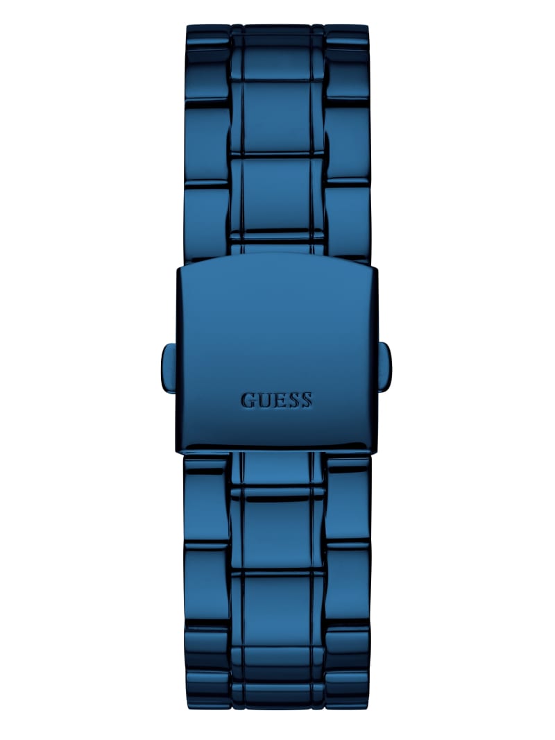 Guess Blue Diamond Analog Watch. 4