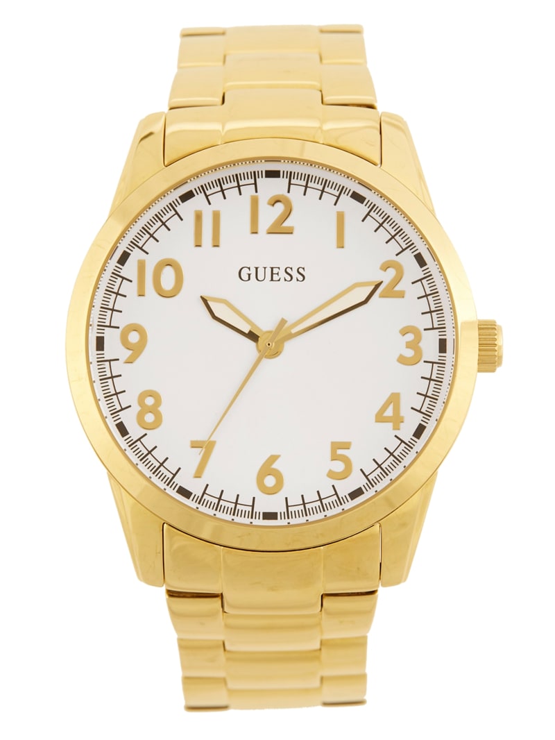 GoldTone Classic Analog Watch GUESS Factory