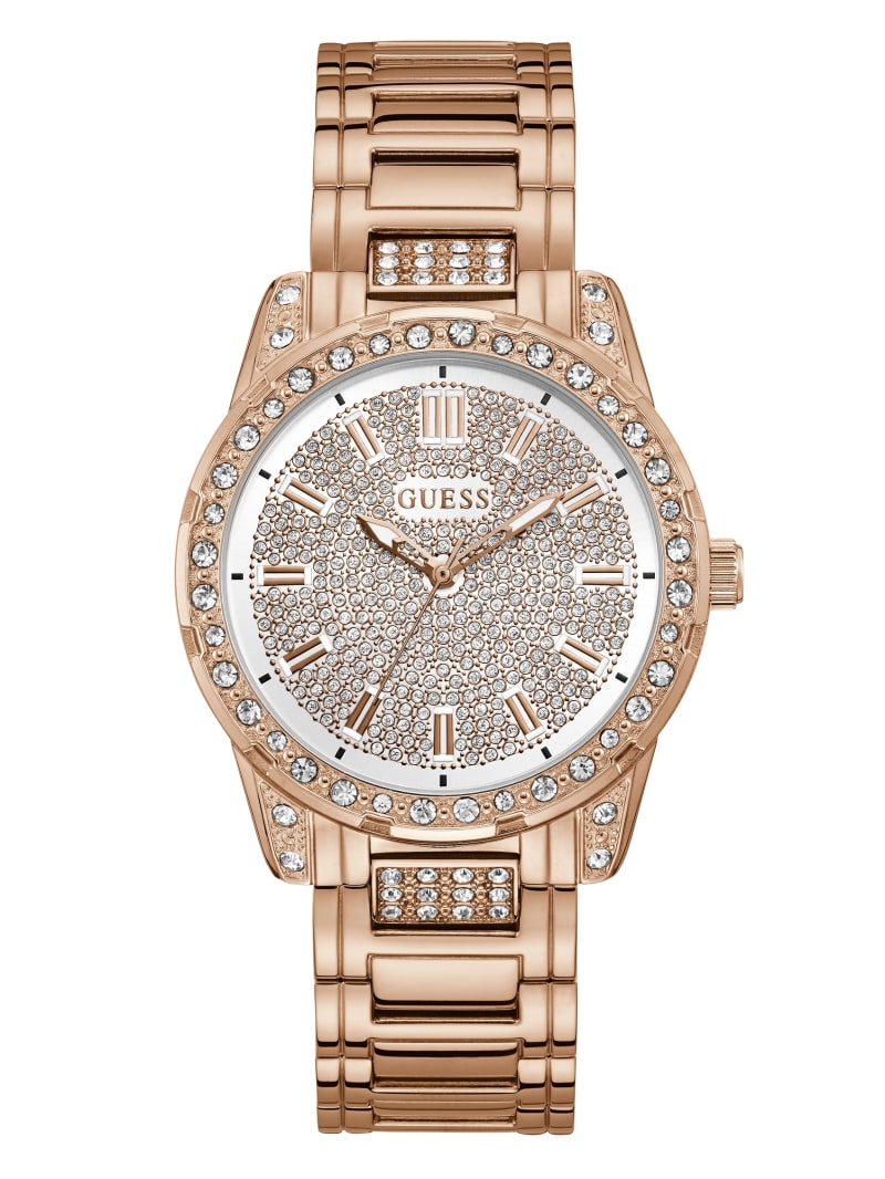 Rose Gold-Tone Analog Watch | GUESS Factory