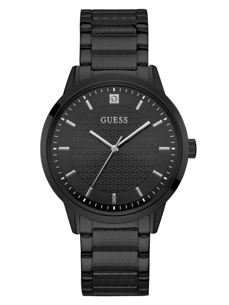 Black Diamond Analog Watch GUESS Factory