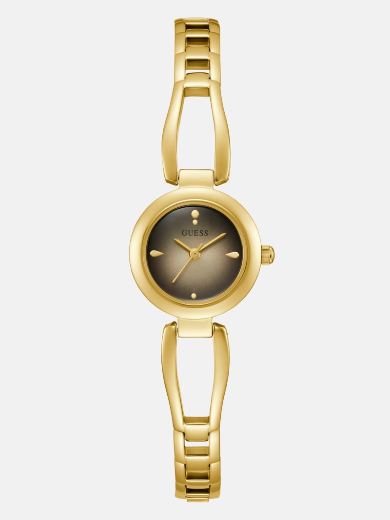 Gold tone bracelet watch discount