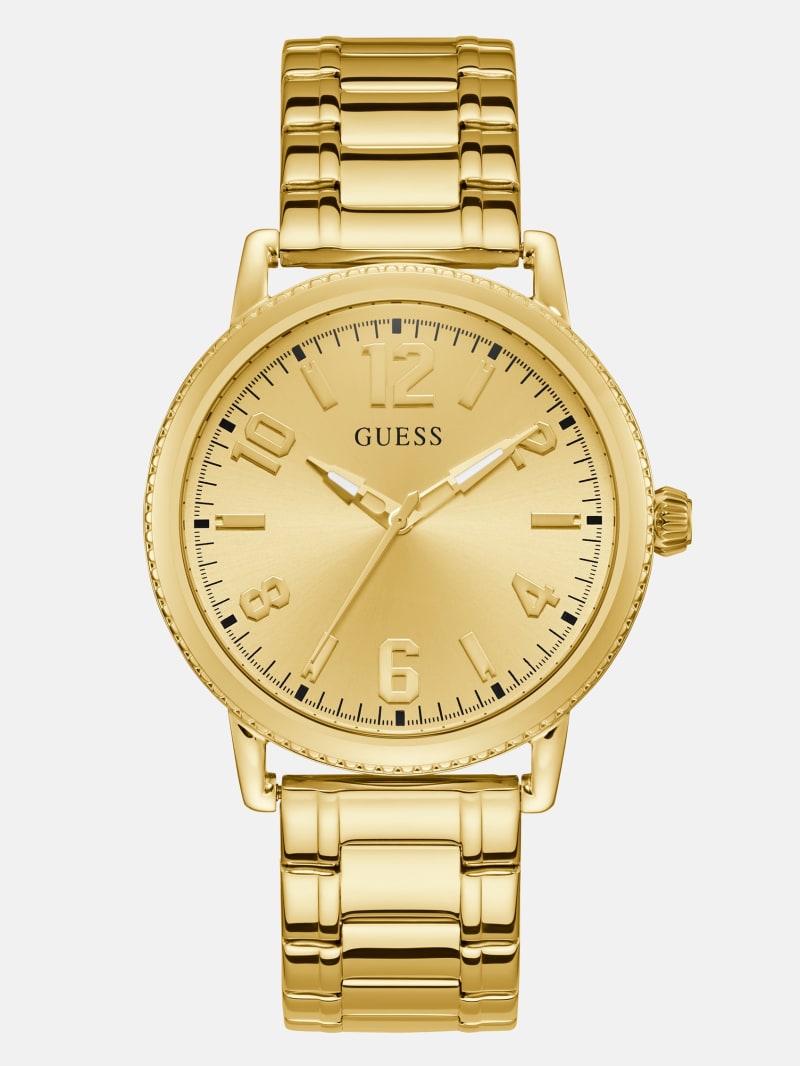 Gold Tone Analog Watch