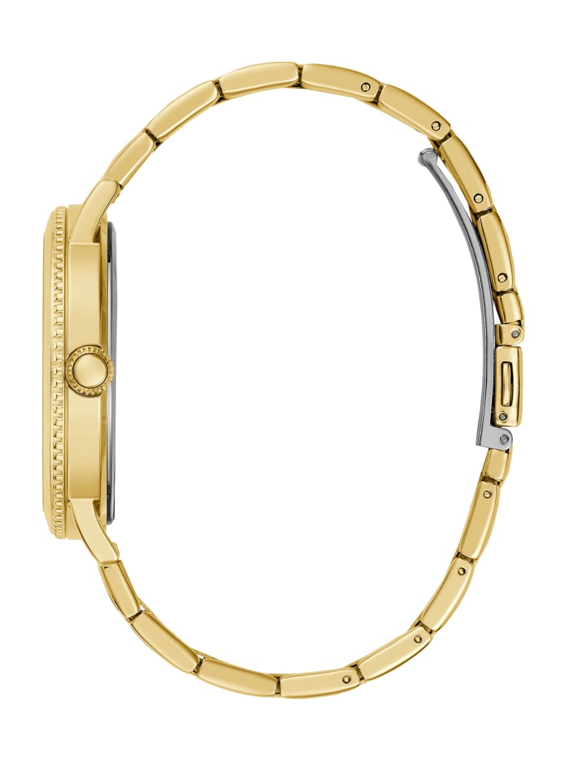 Gold-Tone Analog Watch | GUESS Factory