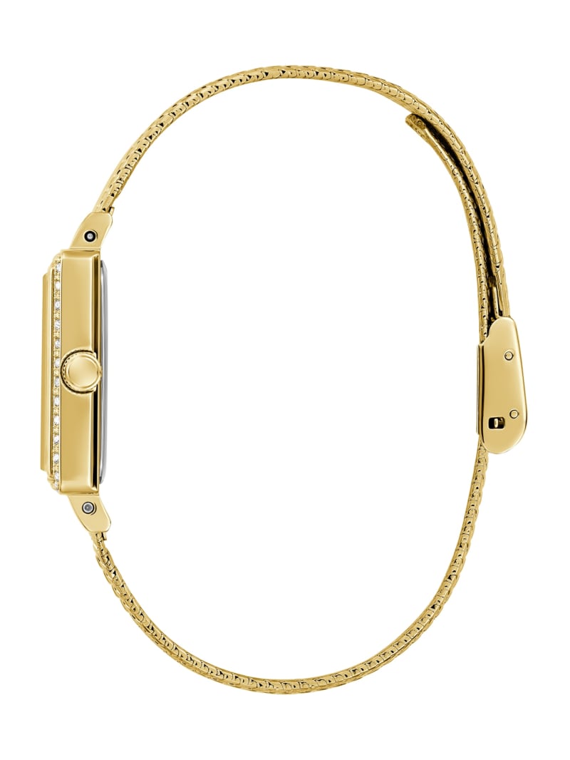 Red and Gold-Tone Analog Watch