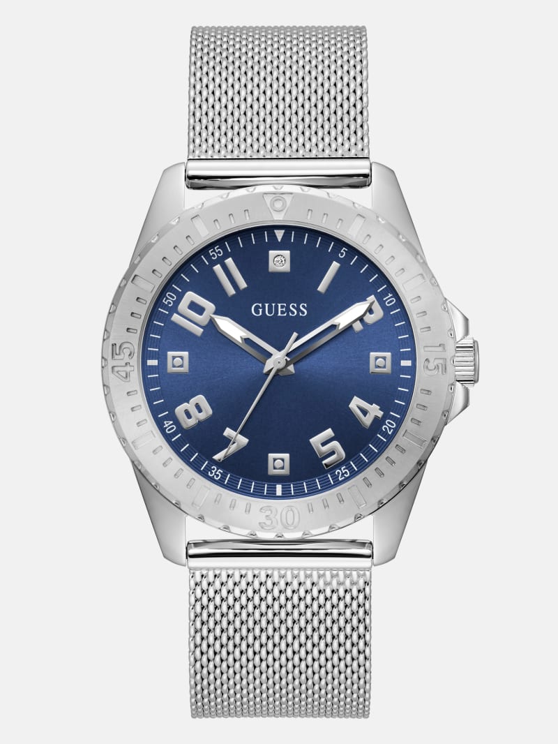 Silver Tone Analog Watch
