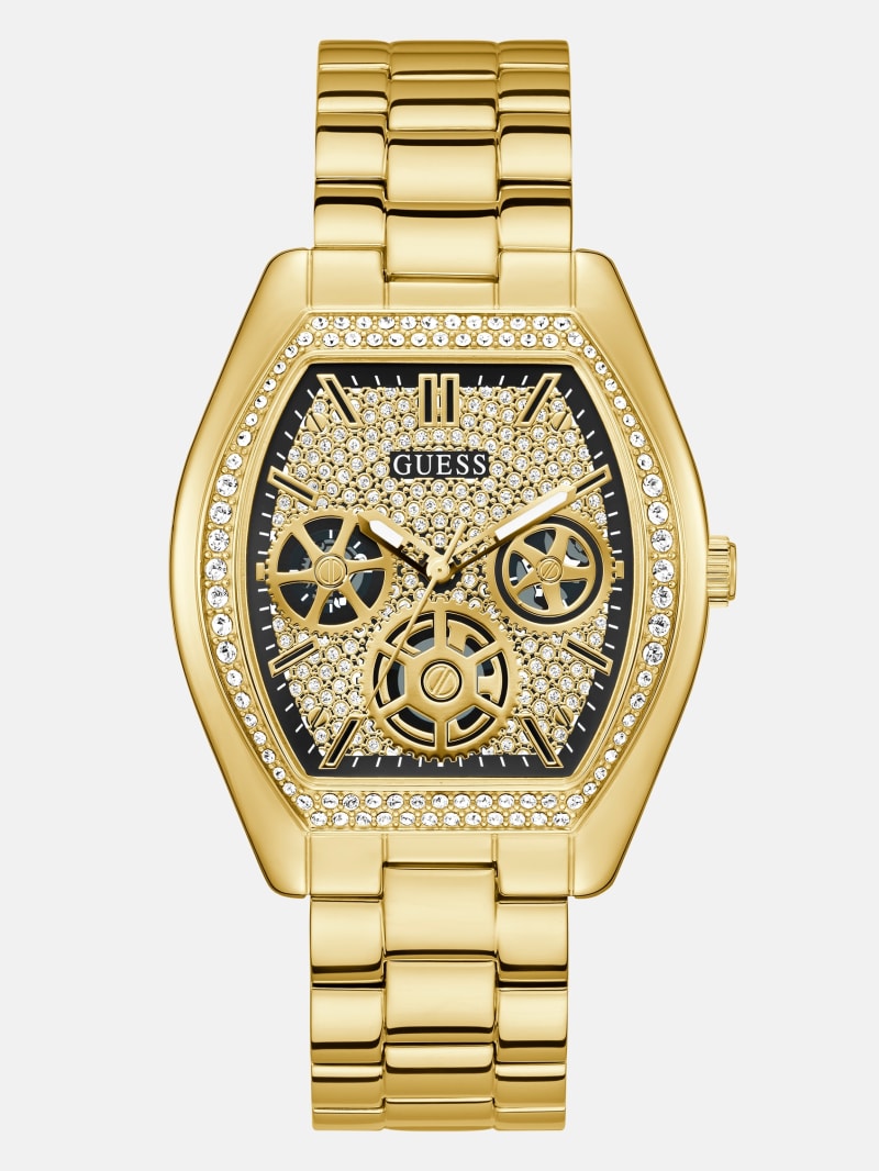 | Gold-Tone GUESS Multifunction Watch Factory