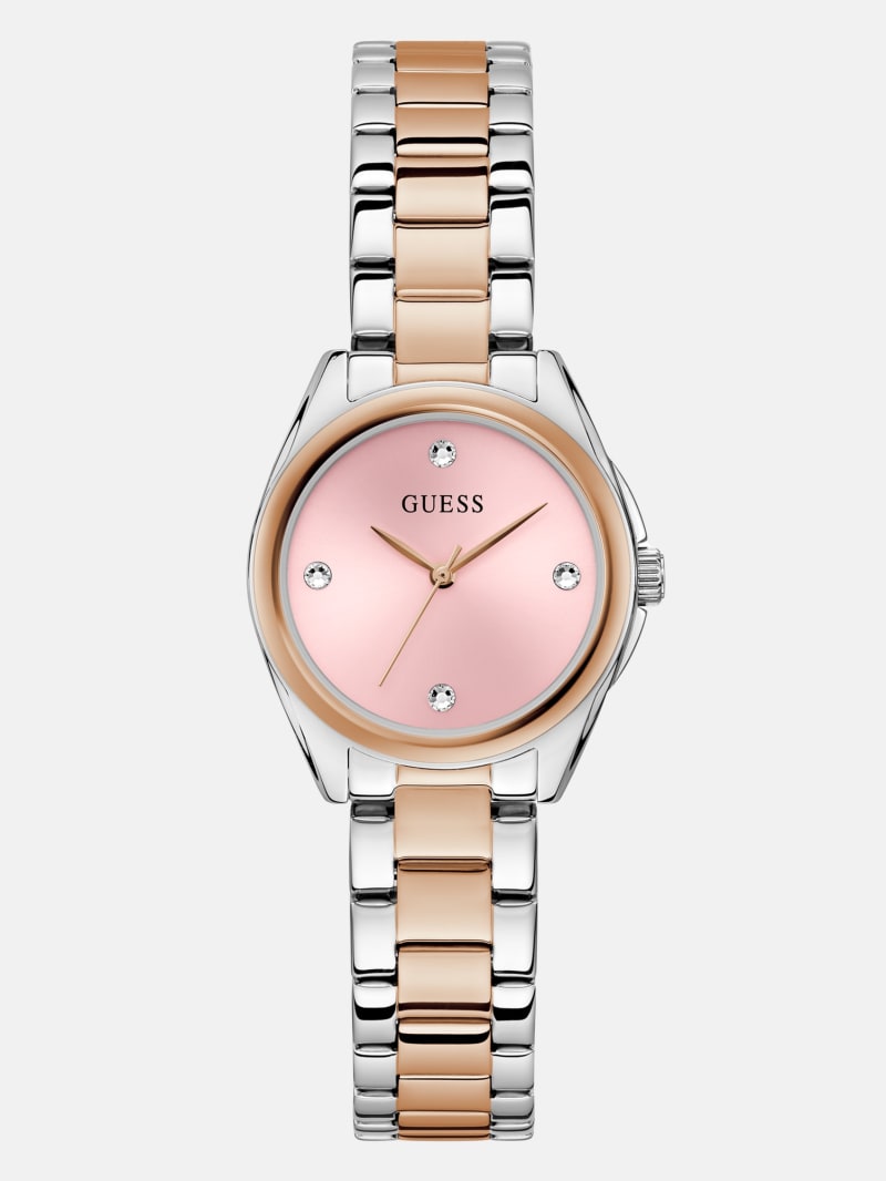 Pink and rose gold watch sale