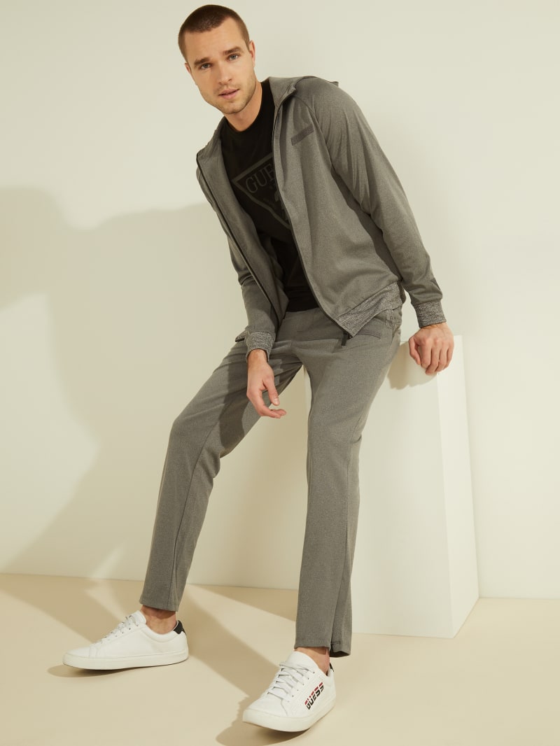 Guess Logo Hooded Zip-Up Sweatshirt. 3