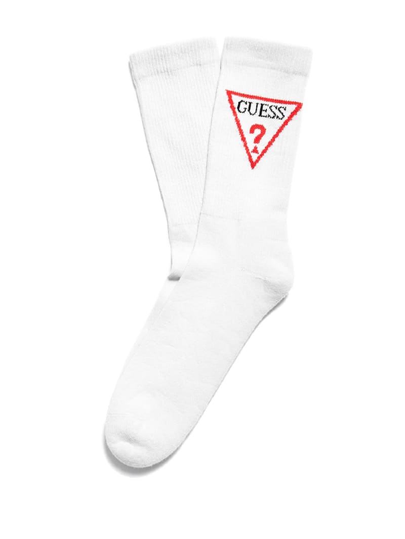 Triangle Logo Crew Socks | GUESS