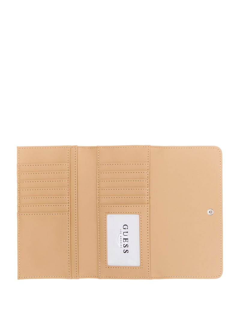 Abree Logo Saffiano Slim Wallet GUESS Factory