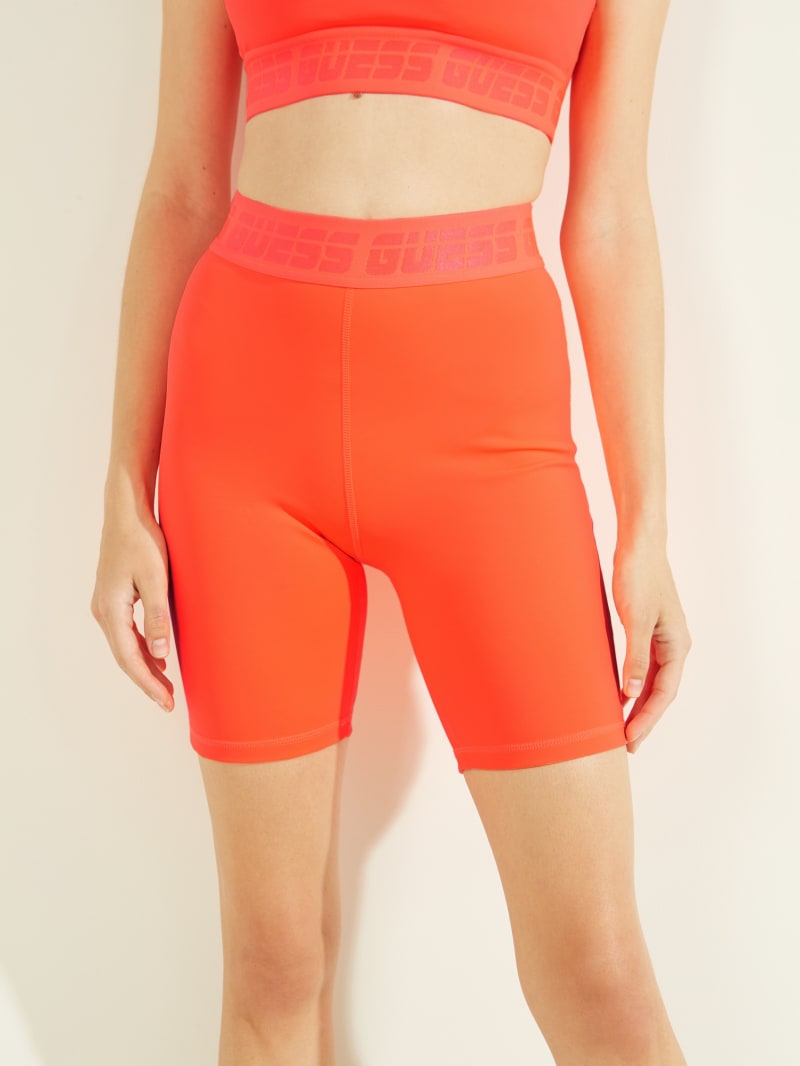 Orange biker shorts near me online
