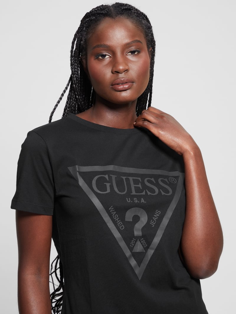 Womens black guess t shirt top