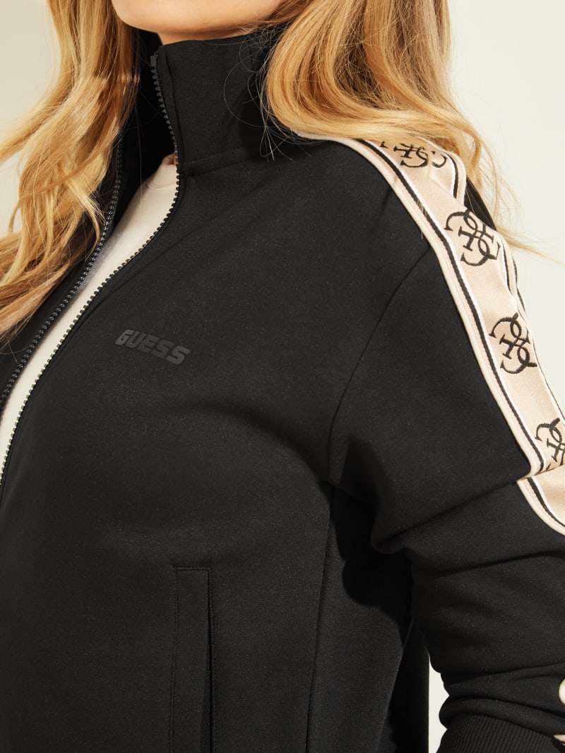 Eco Britney Logo Tape Jacket | GUESS Canada