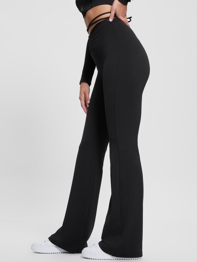 High Waist Barre Flared Legging in Super Full Length – Musesonly