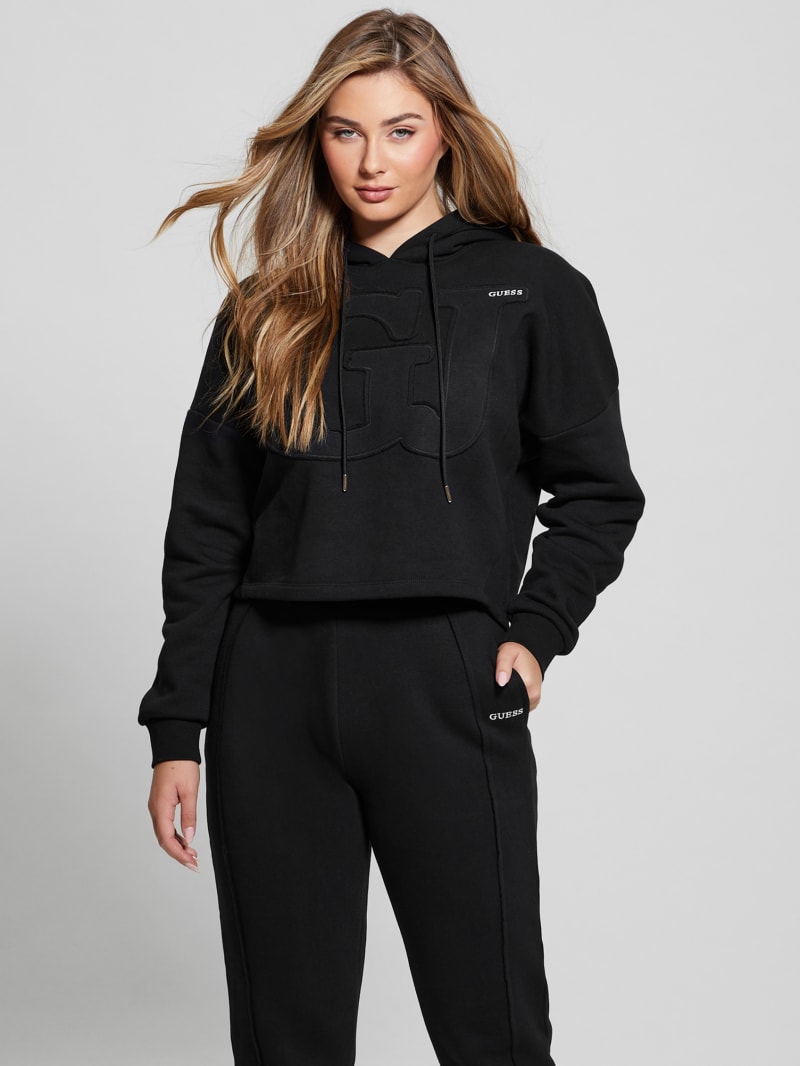 Guess top crop hoodie