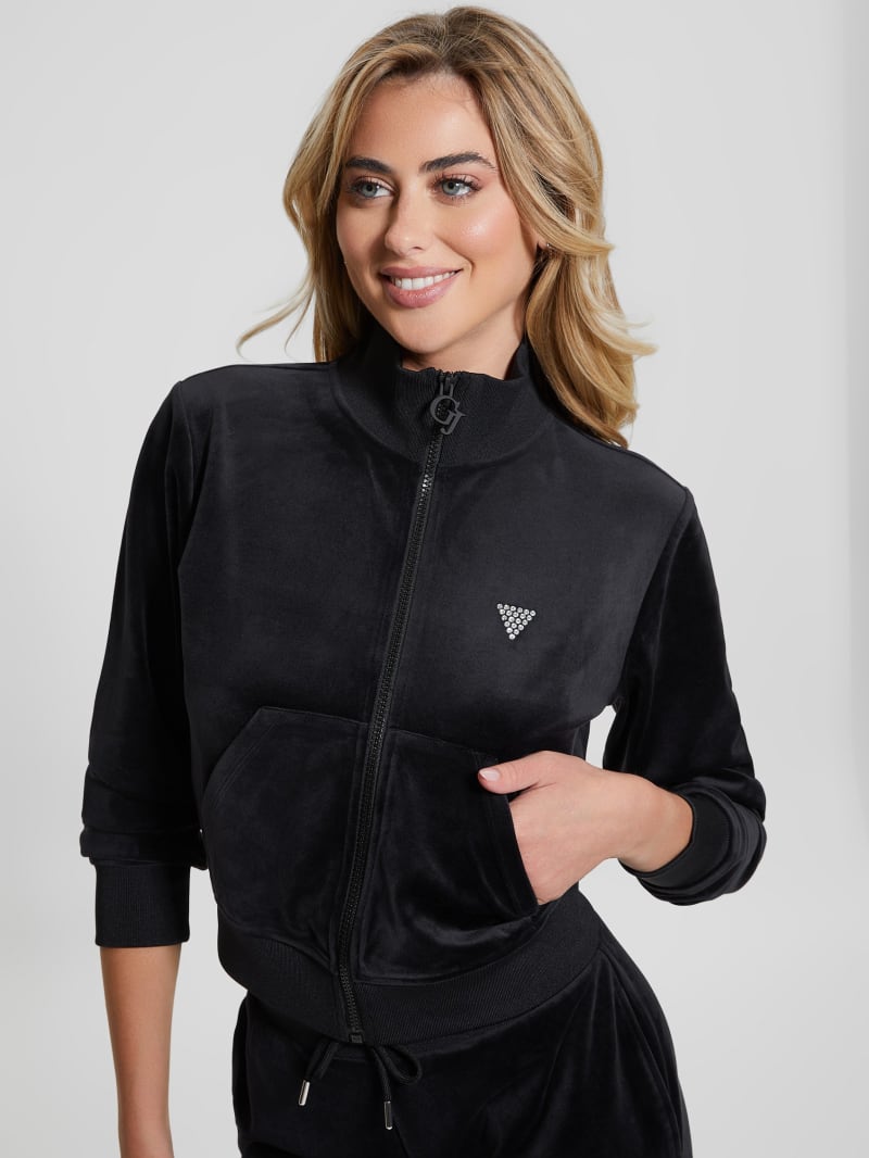 Eco Couture Full-Zip Sweatshirt | GUESS Canada