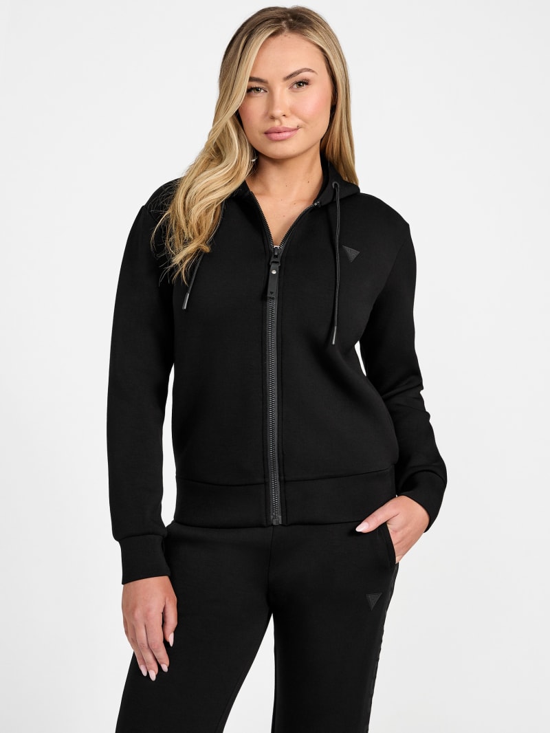 Eco Allie Scuba Zip Hoodie | GUESS