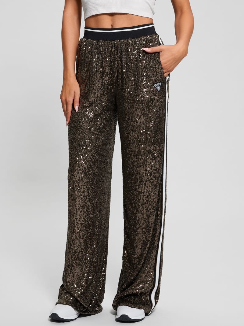 GUESS® Mini Sequins Long Straight Pants Women
