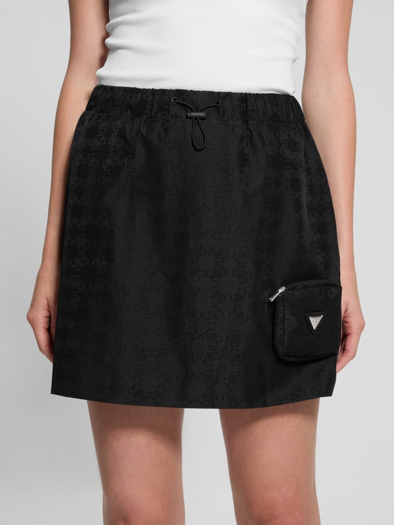 GFFS logo skirt 黒 2XL M Cut-Out Skirt (24F1JU0544680-BLACK)