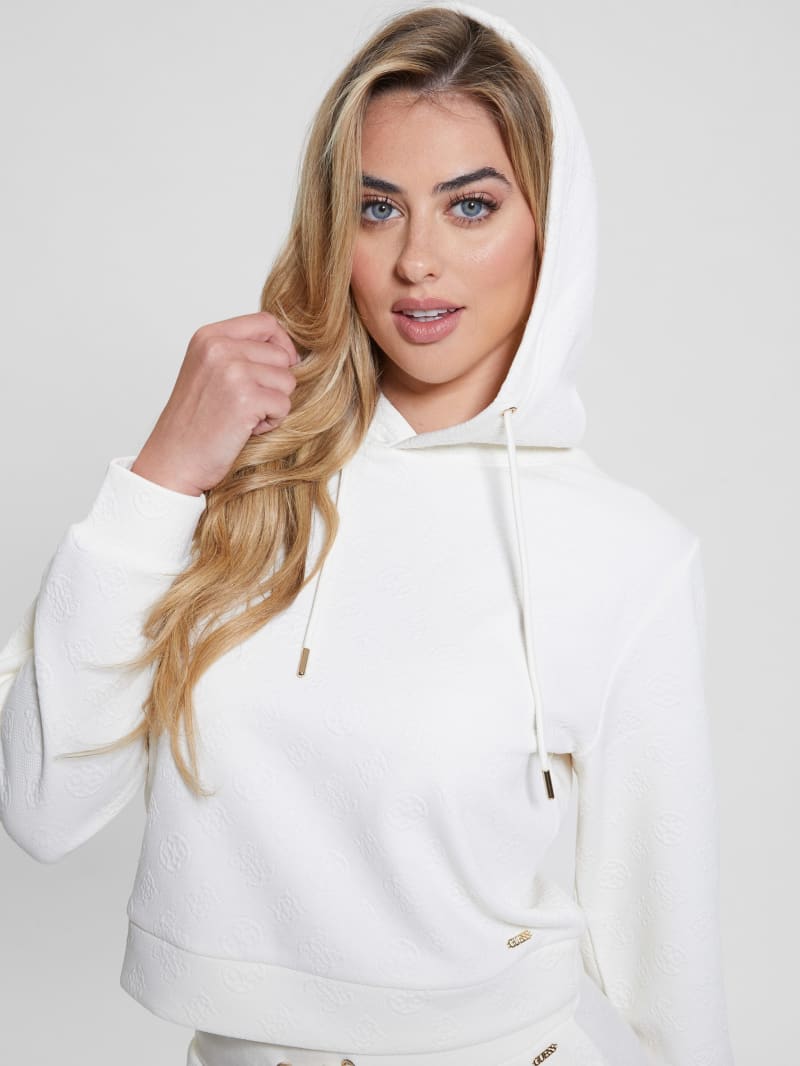 Guess cropped hoodie shop