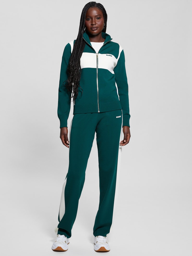 Michela Color Block Sweater Jacket