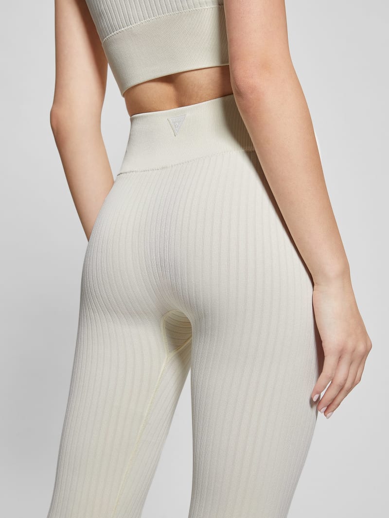 Seamless Ribbed Leggings | GUESS Canada