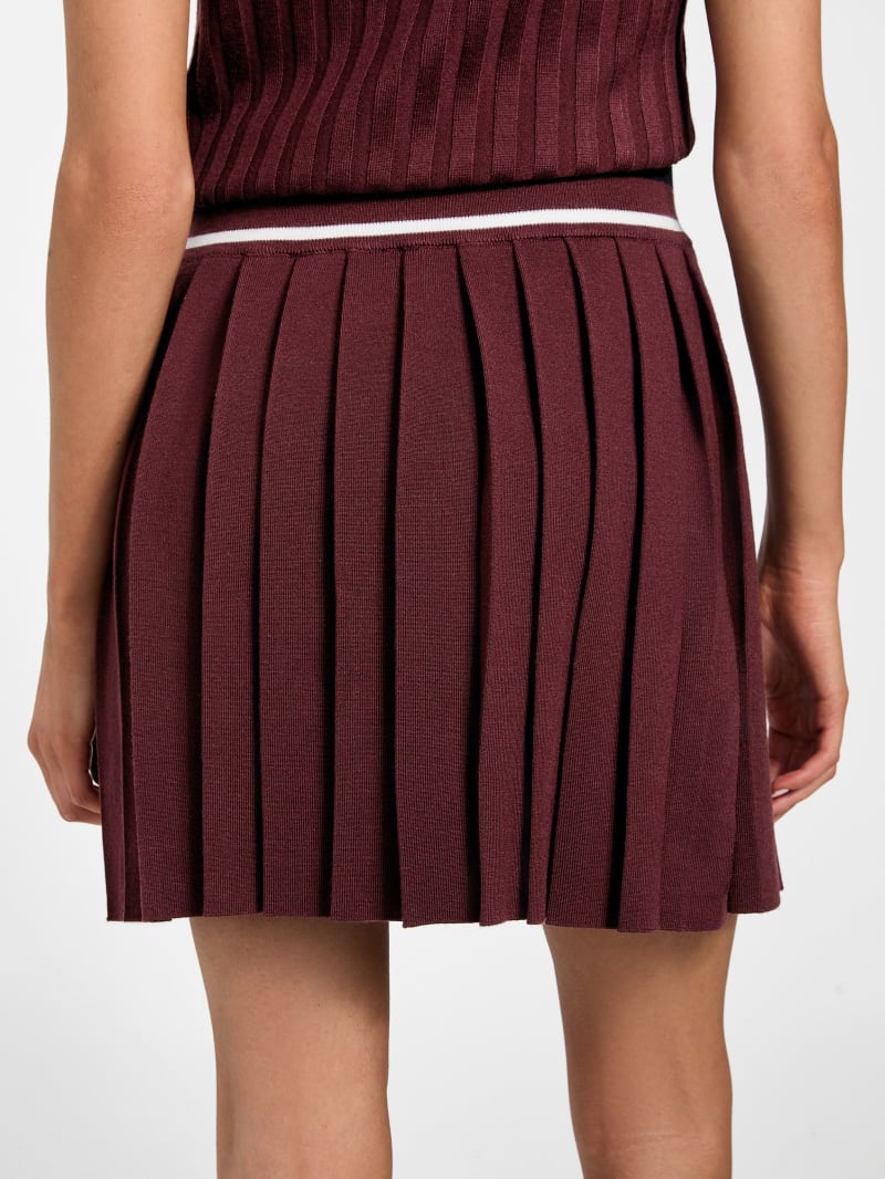 Sabina Pleated Sweater Skirt | GUESS