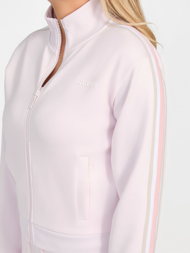 売れ筋商品|||ゲス パーカー・スウェットシャツ アウター レディース Women's Yarrow Full-Zip Scuba-Knit Sweatshirt Jet Black A996 ゲス レディース パーカー・スウェットシャツ アウター Women's