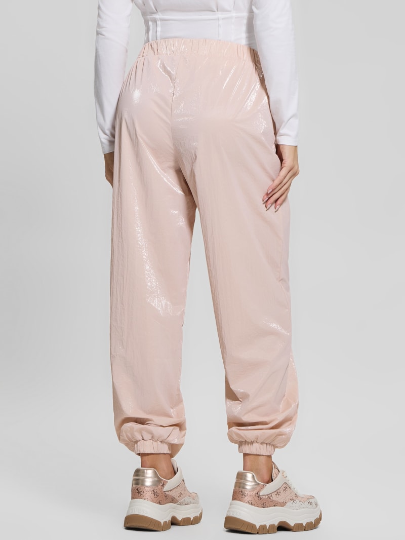 【SATIIIZ】Tonen Button Balloon Nylon Jogger Pants SATIIIZ】Tonen Button Balloon Nylon Jogger Pants (SATiiiZ
